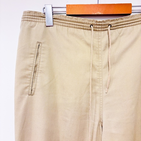 ALIA Vintage beige straight leg cotton pants - Picture 6 of 8